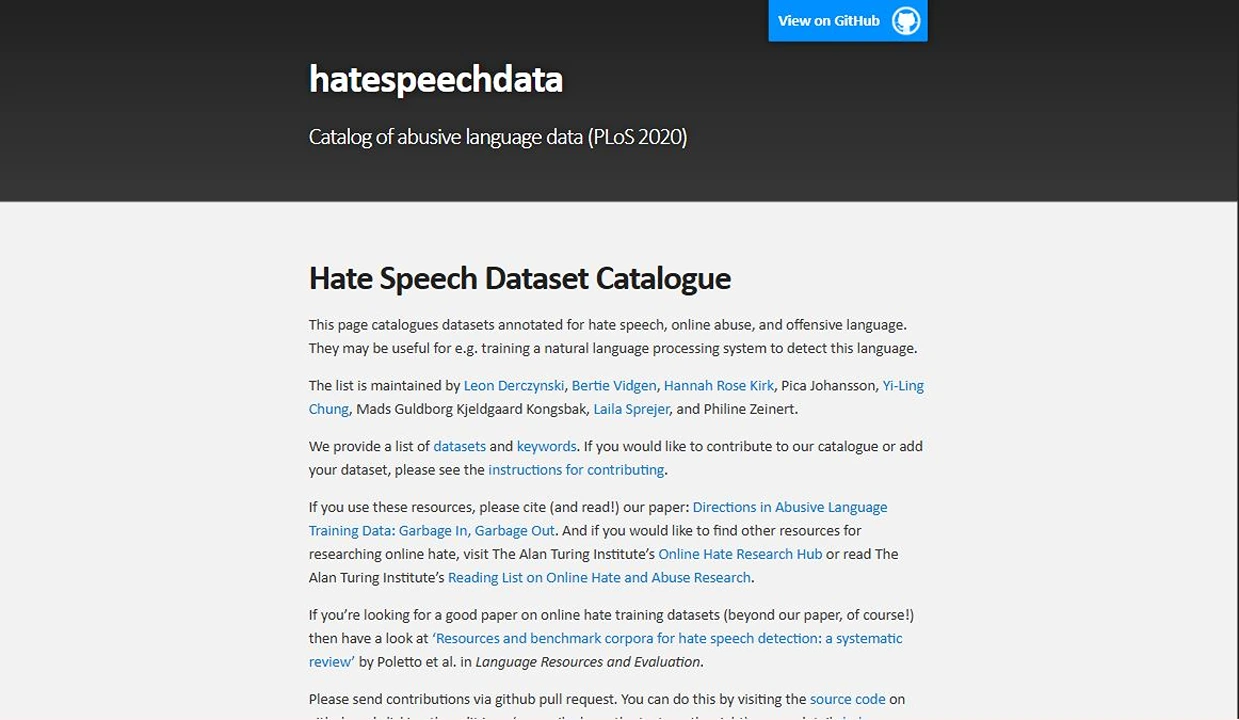 Hatespeech Data